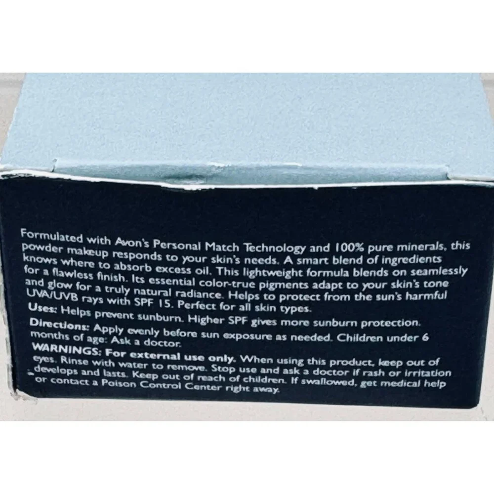 Avon Personal Match Smooth Mineral Makeup Powder Bisque SPF 15 New In Box